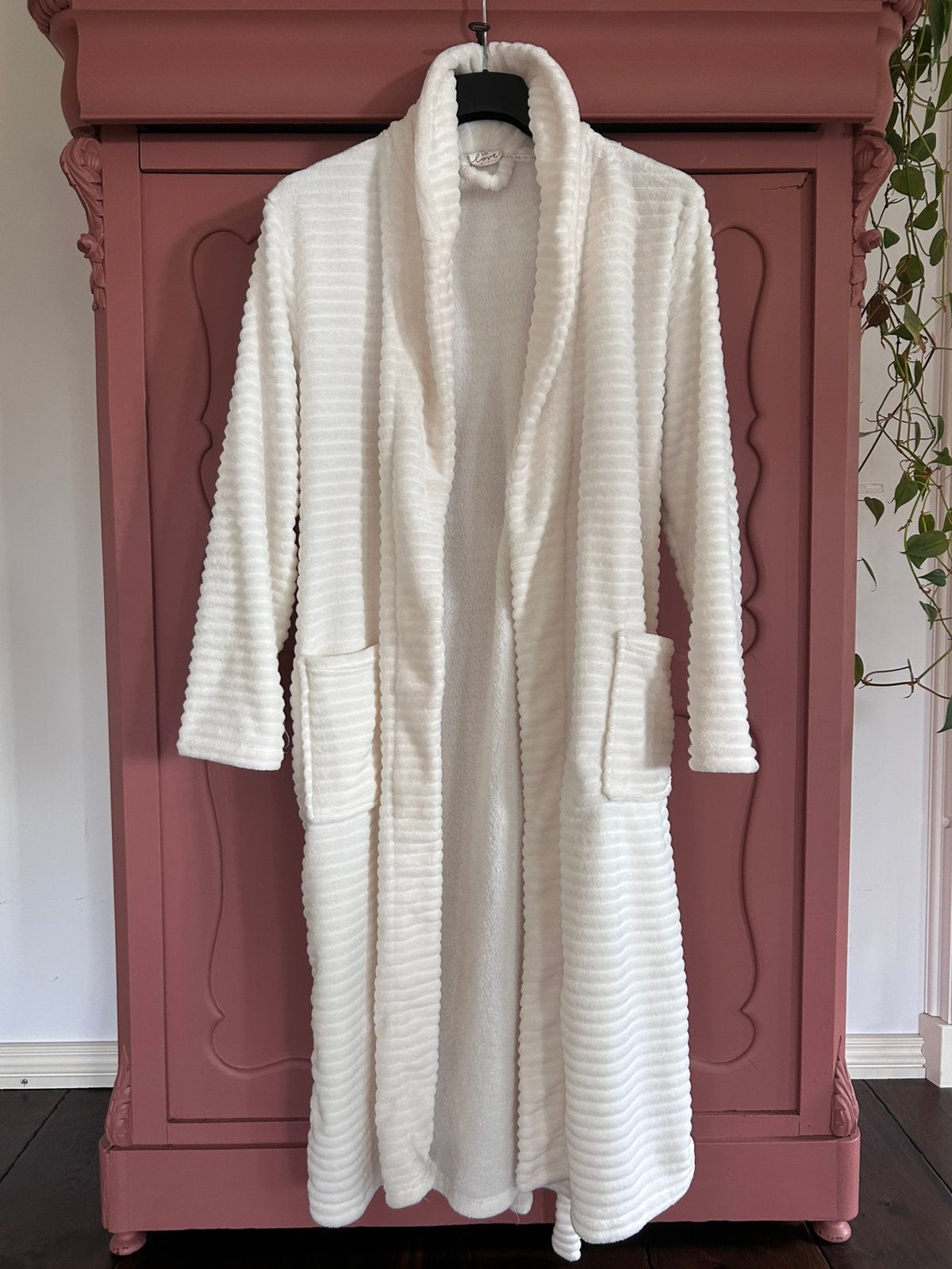 Hema offwhite/ecru badjas maat S/M, Ophalen of Verzenden, Zo goed als nieuw, Maat 36 (S)