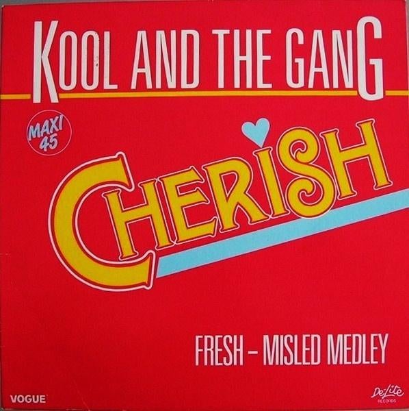 12" Maxi Single (1985) Kool & the Gang - Cherish (5:40), Cd's en Dvd's, Vinyl | R&B en Soul, Gebruikt, 1980 - 1989, Ophalen of Verzenden