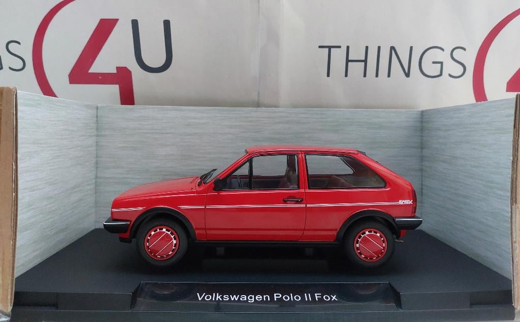 MCG 1:18 Volkswagen Polo 2 Fox Coupe rood/wit nieuw, Ophalen of Verzenden, Nieuw, Auto, Overige merken