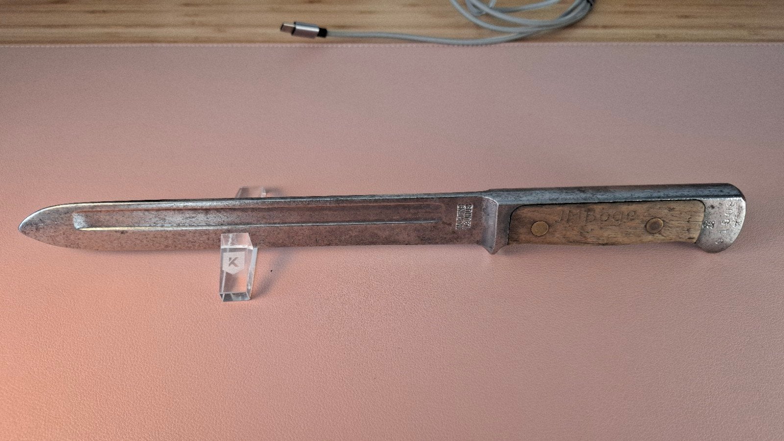 Danish Haerens Tojhus bayonet, Ophalen of Verzenden, Landmacht, Overige gebieden, Overige typen