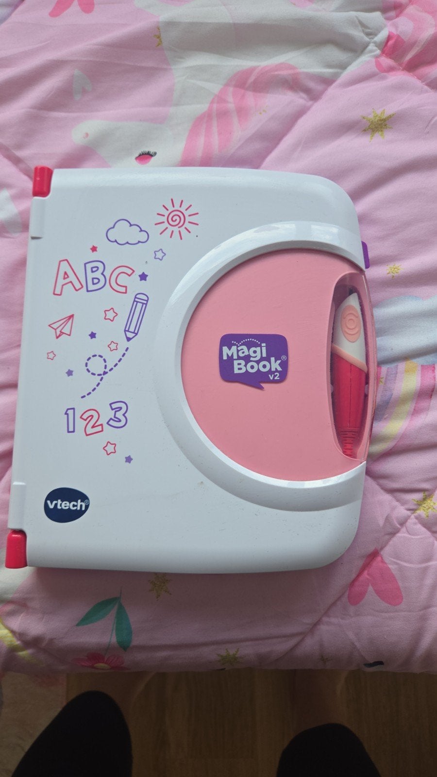 VTech MagiBook V2 ,met doos erbij, Ophalen, Zo goed als nieuw, Taal en Lezen, Met geluid