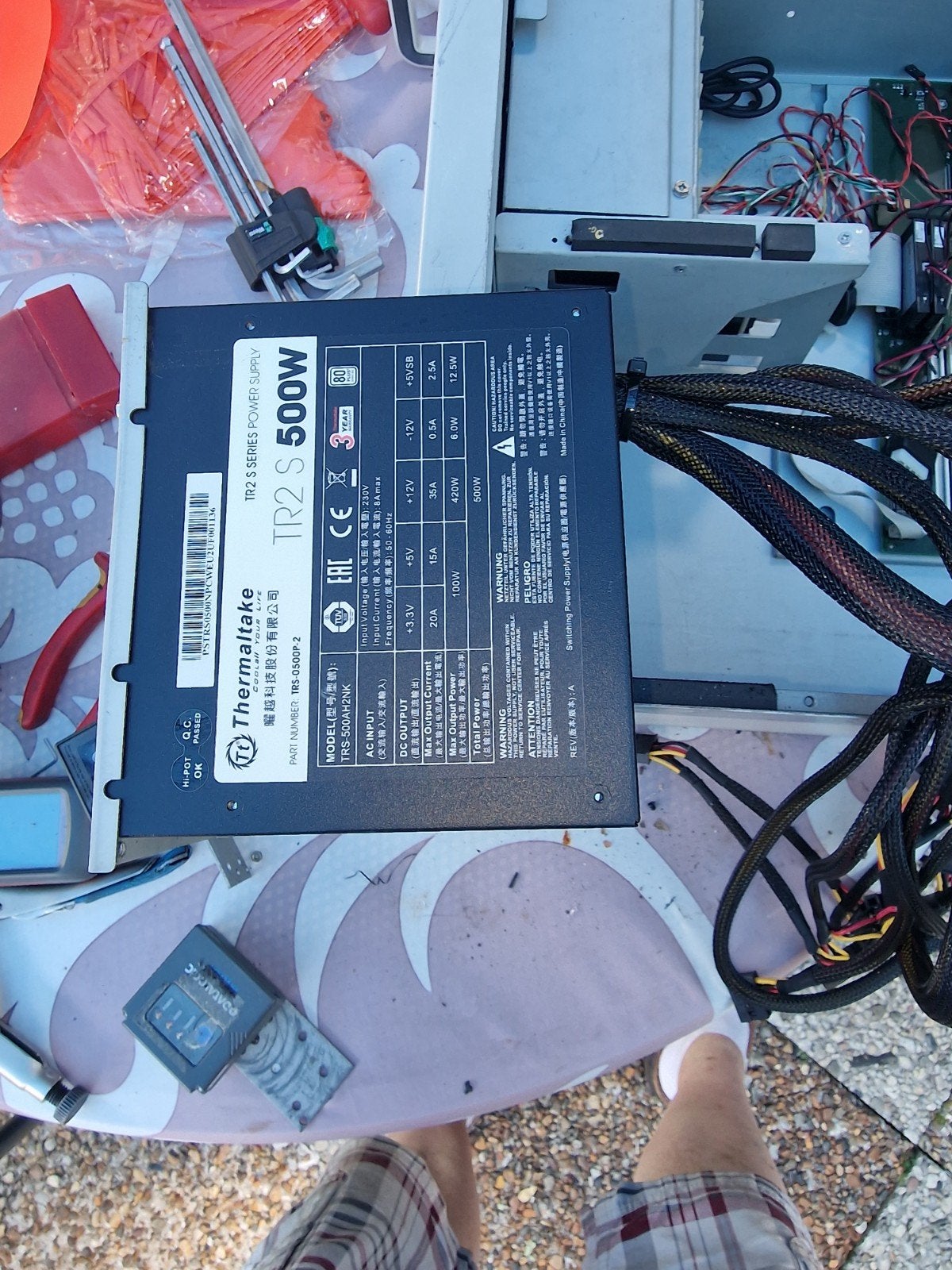 Thermaltake TR2 S 500W Voeding (PSU), Computers en Software, Interne voedingen, Ophalen of Verzenden