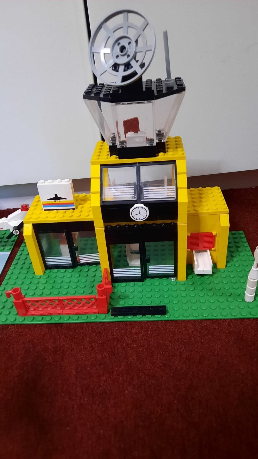 Vintage LEGO Legoland Vliegveld Set 6392 en 6368, Lego, Ophalen of Verzenden, Zo goed als nieuw, Compleet