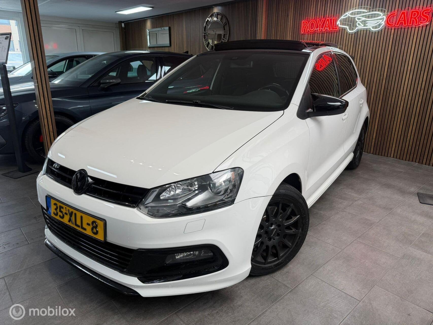 Volkswagen Polo 1.2 TSI|3X R-Line|Pano|Led Pakket||Cruise C., Euro 5, 4 cilinders, Wit, Origineel Nederlands