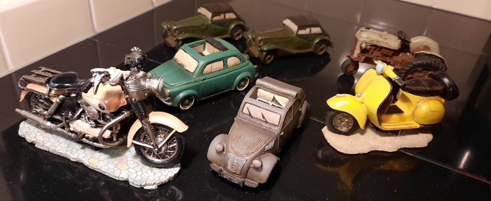 decoratieve vintage voertuigbeeldjes, Ophalen of Verzenden, Nieuw