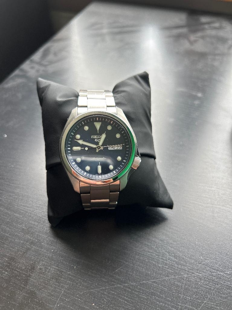 Seiko horloge, Staal, Polshorloge, Ophalen of Verzenden, Zo goed als nieuw