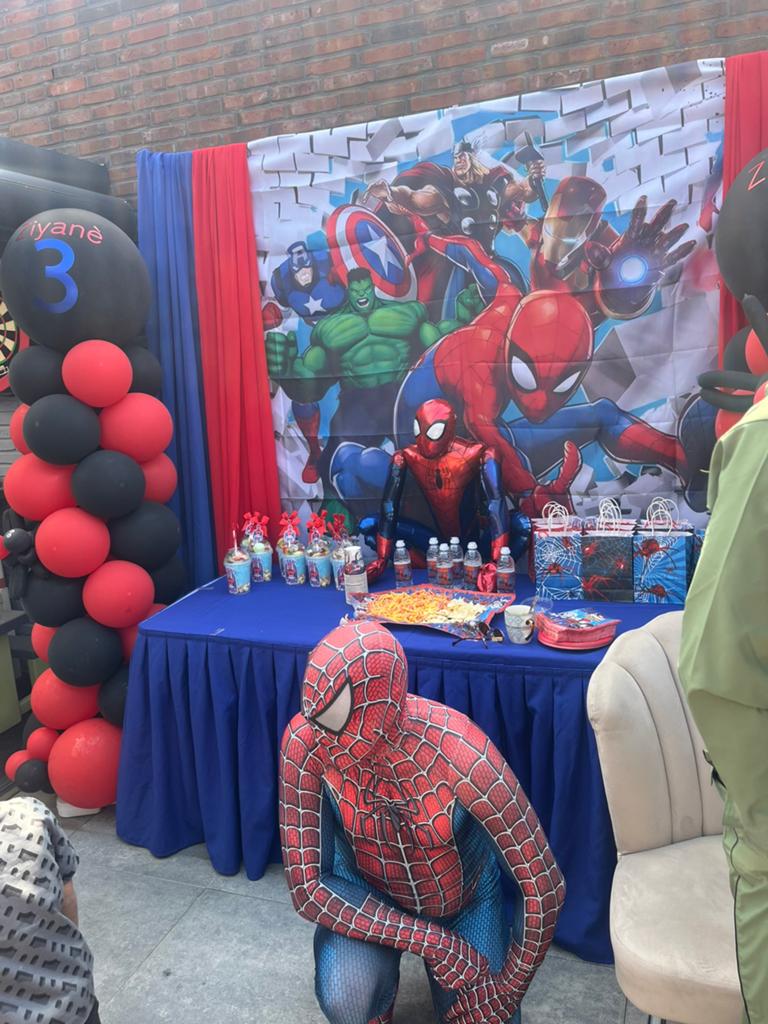 SPIDERMAN MASCOTTE VERHUUR, Ophalen of Verzenden, Zo goed als nieuw, Verjaardag