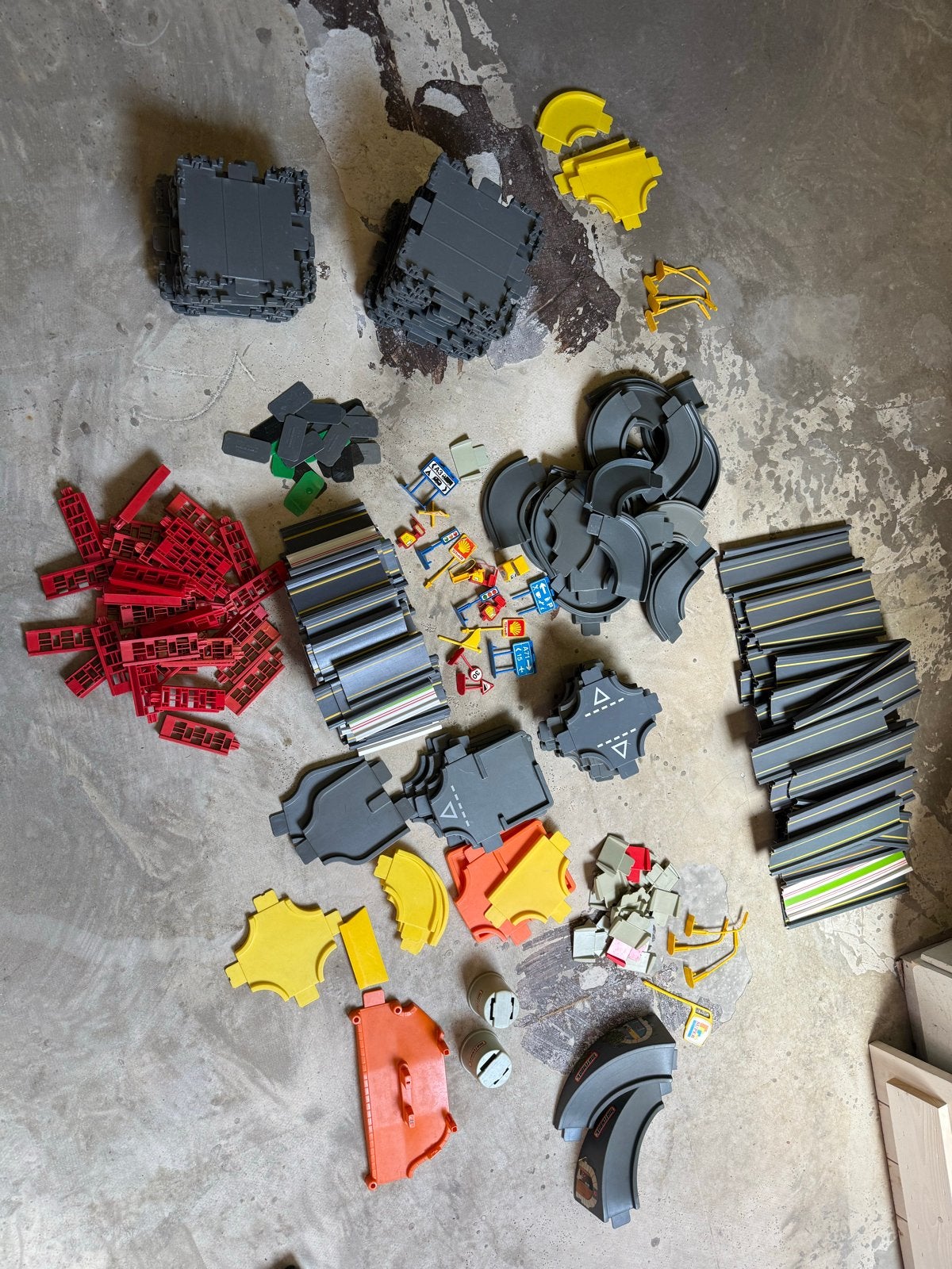 Grote vintage set Matchbox Motorcity onderdelen, Overige merken, Gebruikt, Onderdelen, Zelf te bouwen