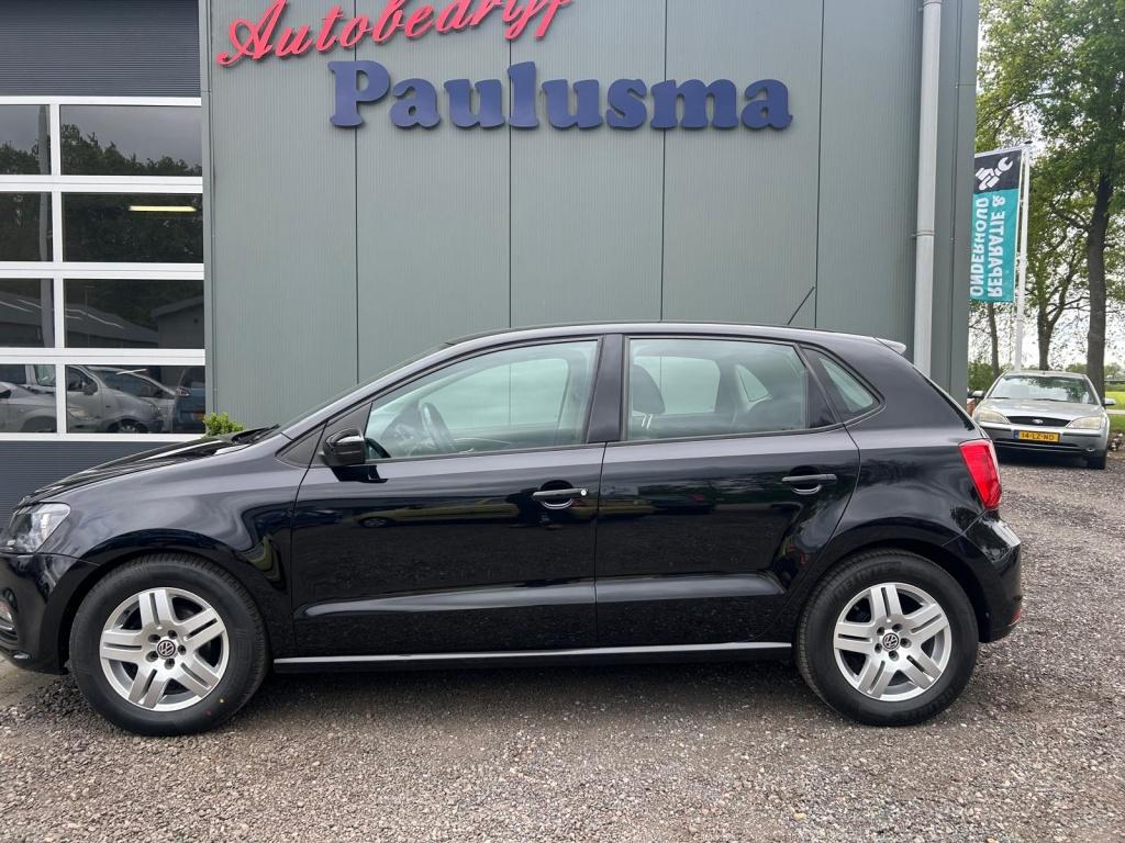 Volkswagen Polo 1.0 Blue motion technology Airco|Bluetooth, 21 km/l, Start-stop-systeem, 60 pk, Zwart