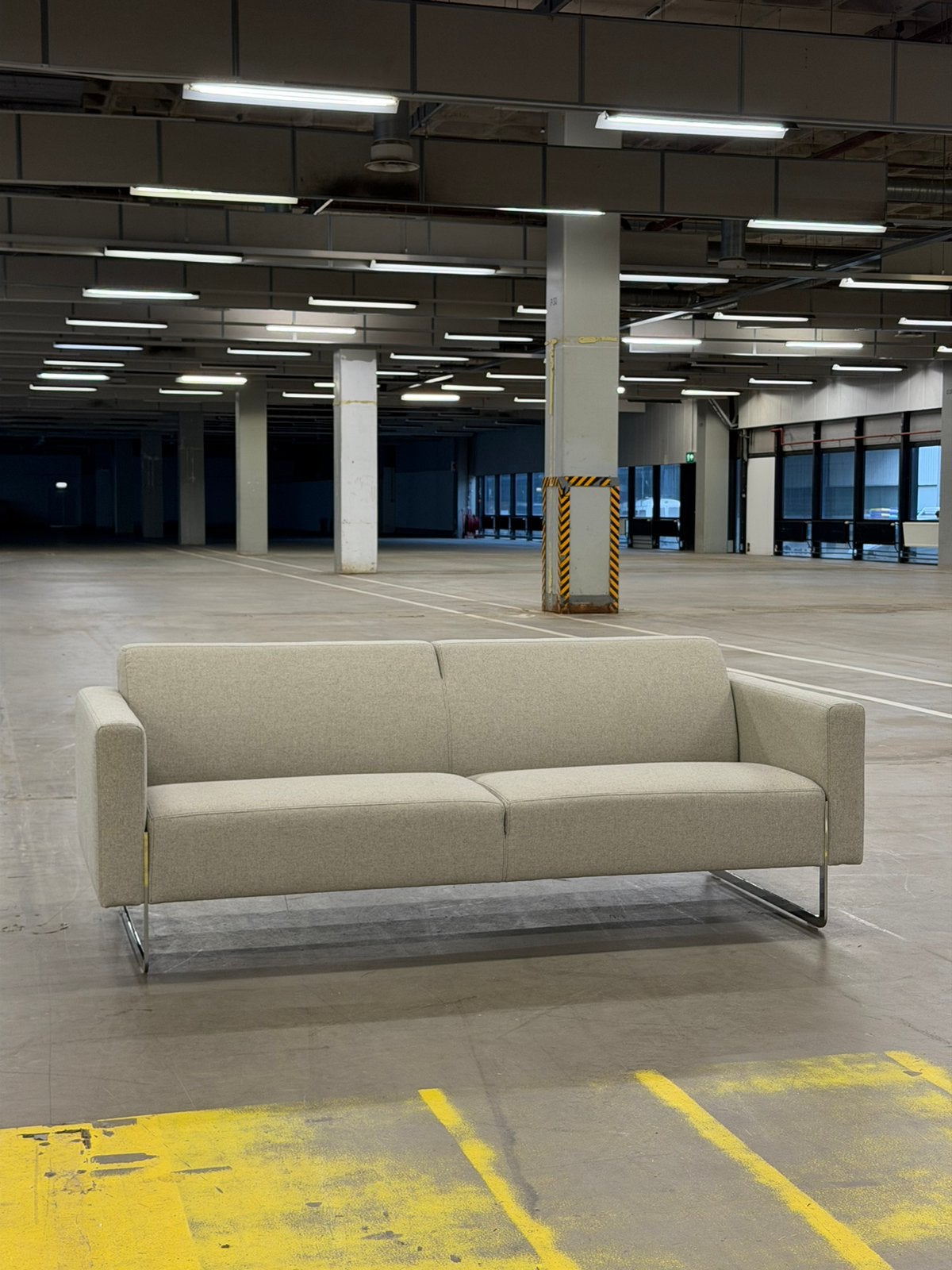 Artifort Mare 2,5 - zits | Wol | NIEUWSTAAT + Garantie, Metaal, Tweepersoons, 75 tot 100 cm, Ophalen of Verzenden