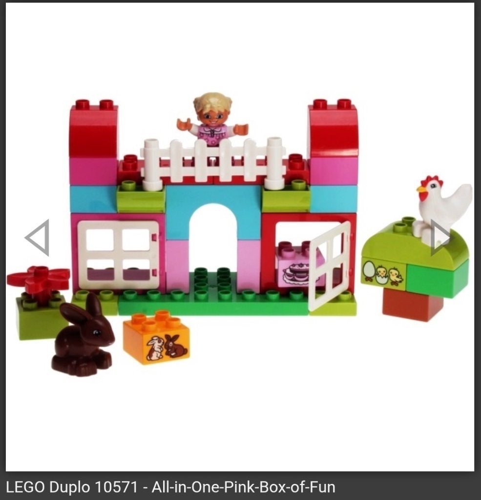 Duplo Alles-In-Één Rose Doos Set 10571, Kinderen en Baby's, Speelgoed | Duplo en Lego, Overige thema's, Overige typen, Ophalen of Verzenden