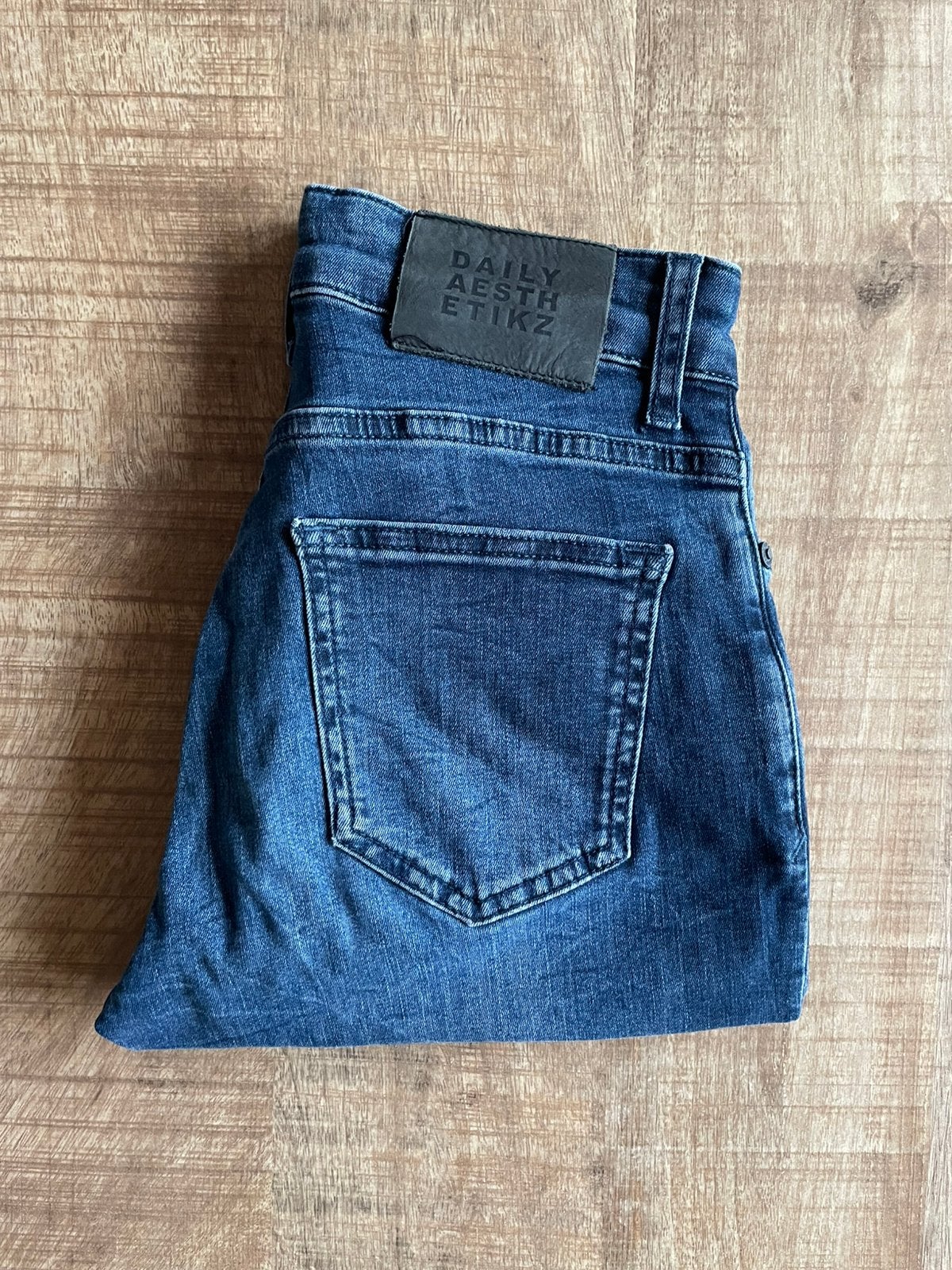 Denim short in maat 27, Ophalen, Zo goed als nieuw, Blauw, W32 (confectie 46) of kleiner