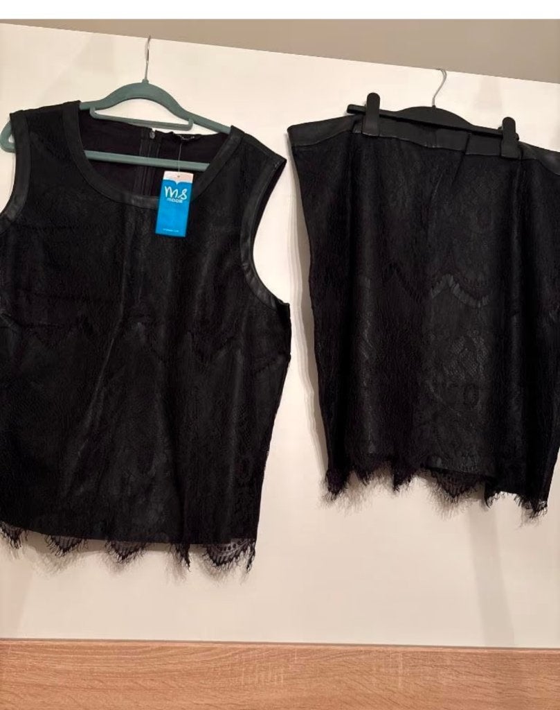 Dames set nieuw maat 48 MS mode, Kleding | Dames, Grote Maten, Rok, Zwart, Nieuw, Ophalen of Verzenden
