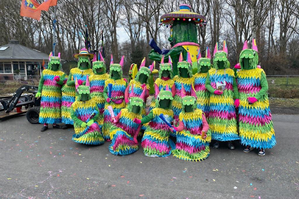 Carnavals Poppen en Pakken te Koop, Hobby en Vrije tijd, Feestartikelen, Ophalen, Gebruikt, Kostuum, Carnaval