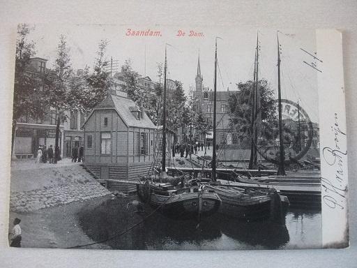 P140 Zaandam - De Dam - 1905, Verzamelen, Verzenden, Voor 1920, Gelopen, Noord-Holland