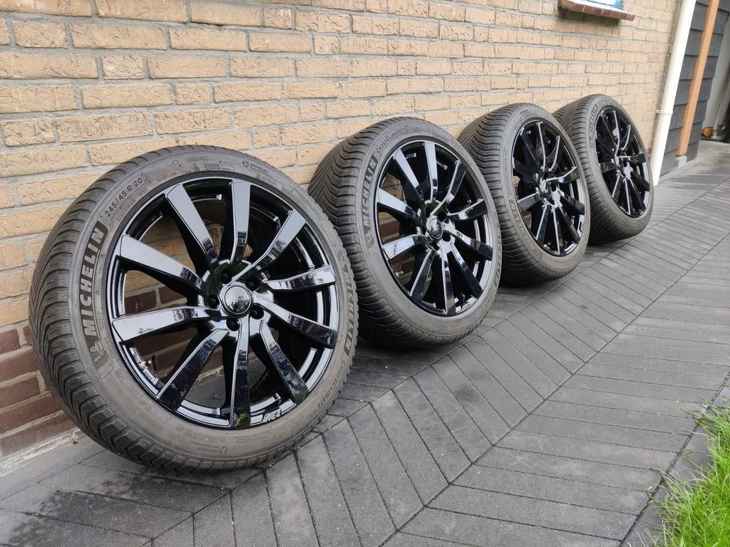 Porsche Macan 20 inch velgen set Michelin, 245 mm, Banden en Velgen, Ophalen of Verzenden, 20 inch