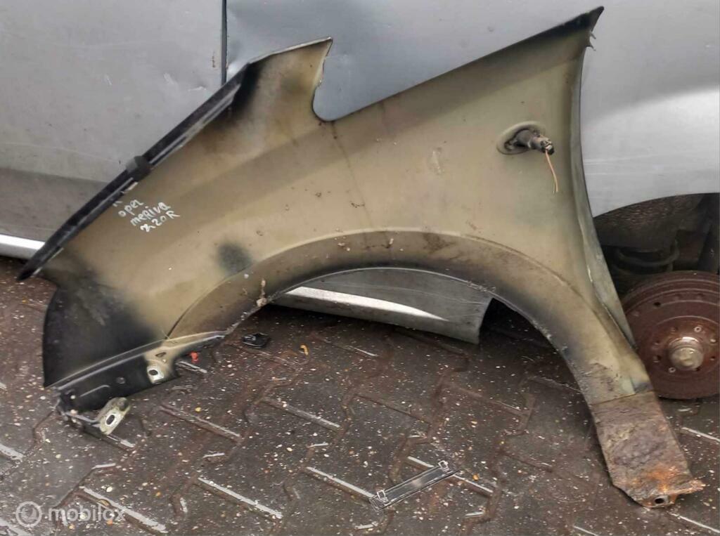 Spatschermen Opel Meriva, Ophalen of Verzenden, Gebruikt