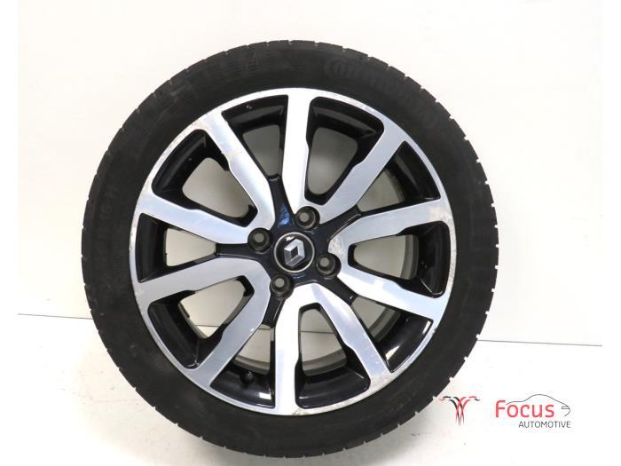 Velg + Band van een Renault Twingo, Gebruikt, -, -, Ophalen of Verzenden