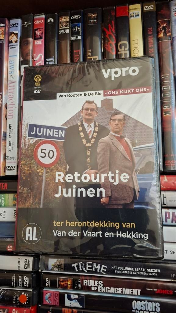 Retourtje juinen van kooten & de bie nieuw gesealed dvd, Alle leeftijden, Ophalen of Verzenden, Zo goed als nieuw