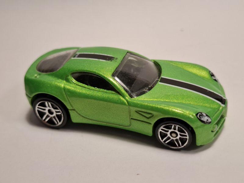 ALFA ROMEO 8C Competizione groen metallic Hot Wheels 3 inch, Ophalen of Verzenden, Nieuw, Auto