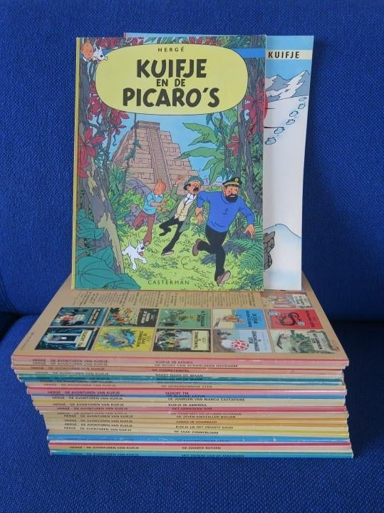 Kuifje serie 22 delen, Boeken, Stripboeken, Complete serie of reeks, Ophalen of Verzenden, Zo goed als nieuw, Hergé