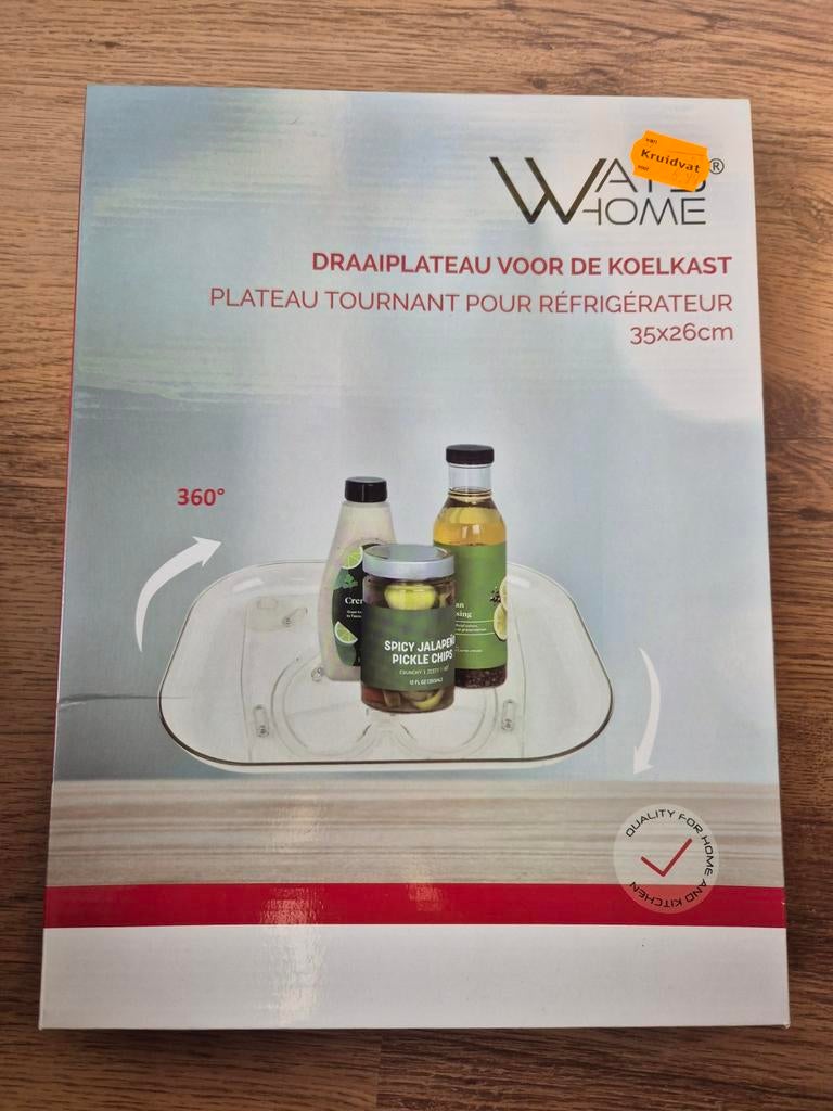 Draaiplateau Koelkast - NIEUW in doos, Huis en Inrichting, Keuken | Keukenbenodigdheden, Ophalen of Verzenden, Nieuw