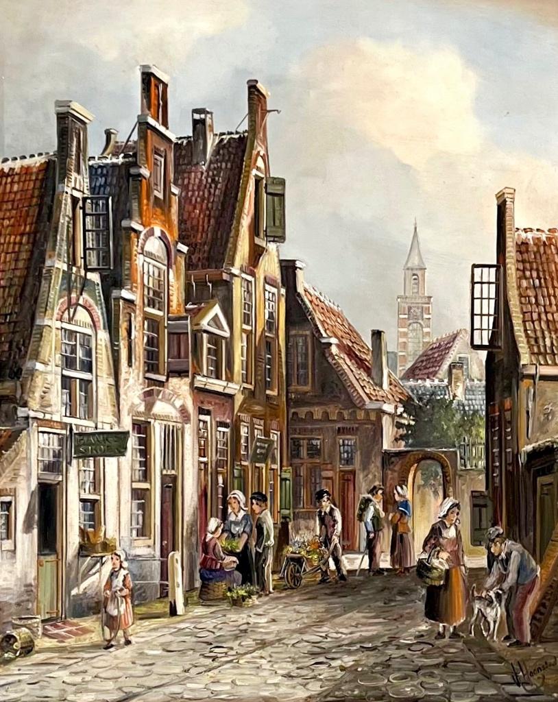 Nostalgische strand-, stads- en dorpsgezichten, Ophalen of Verzenden