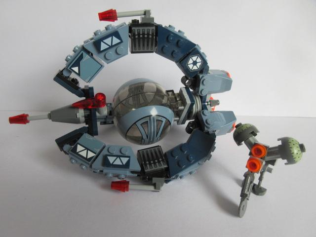 7252 Star Wars Episode 3, Droid Tri-Fighter, Ophalen of Verzenden, Zo goed als nieuw, Complete set, Lego