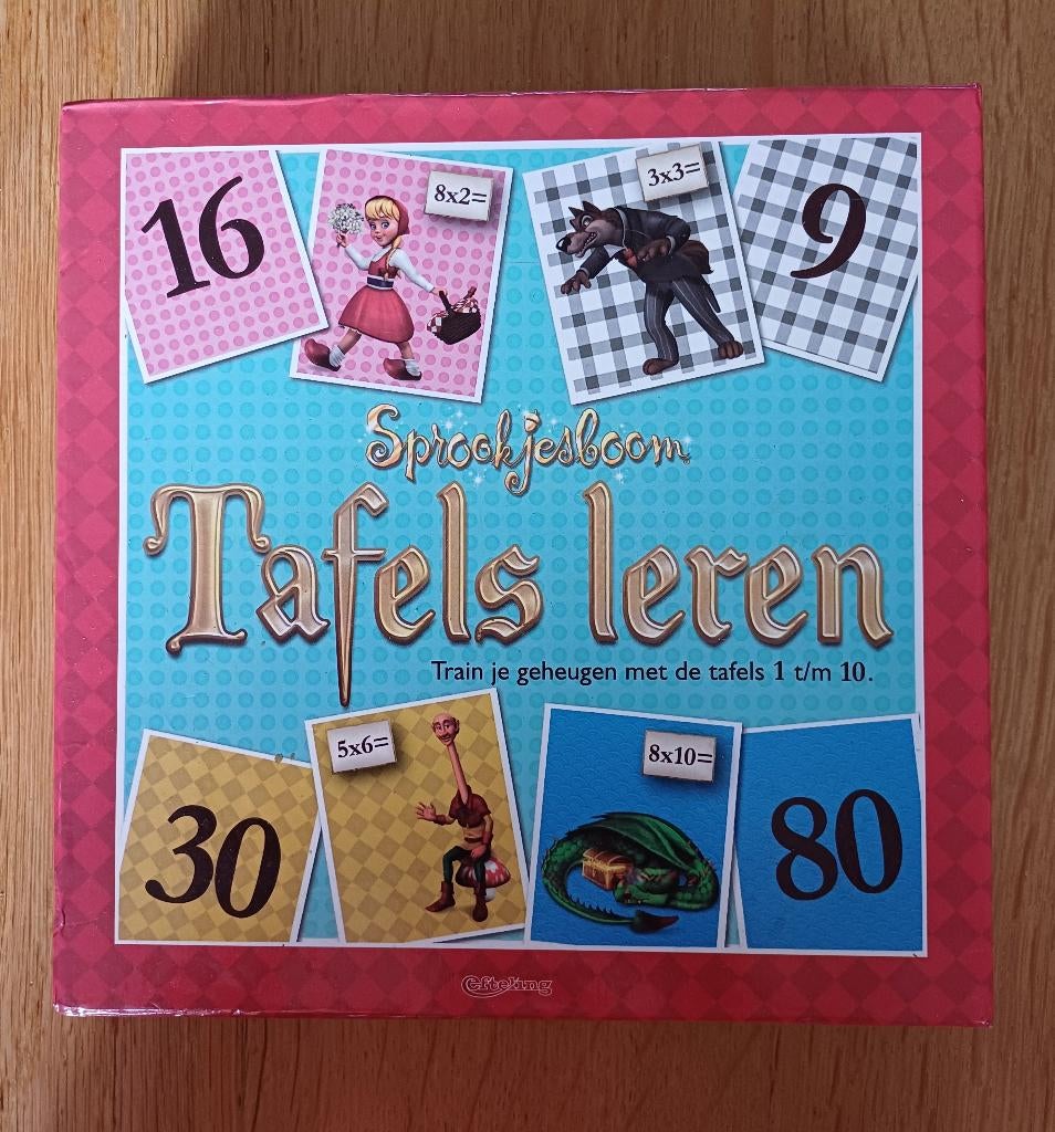 Sprookjesboom Efteling Tafels leren, Ophalen of Verzenden, Zo goed als nieuw