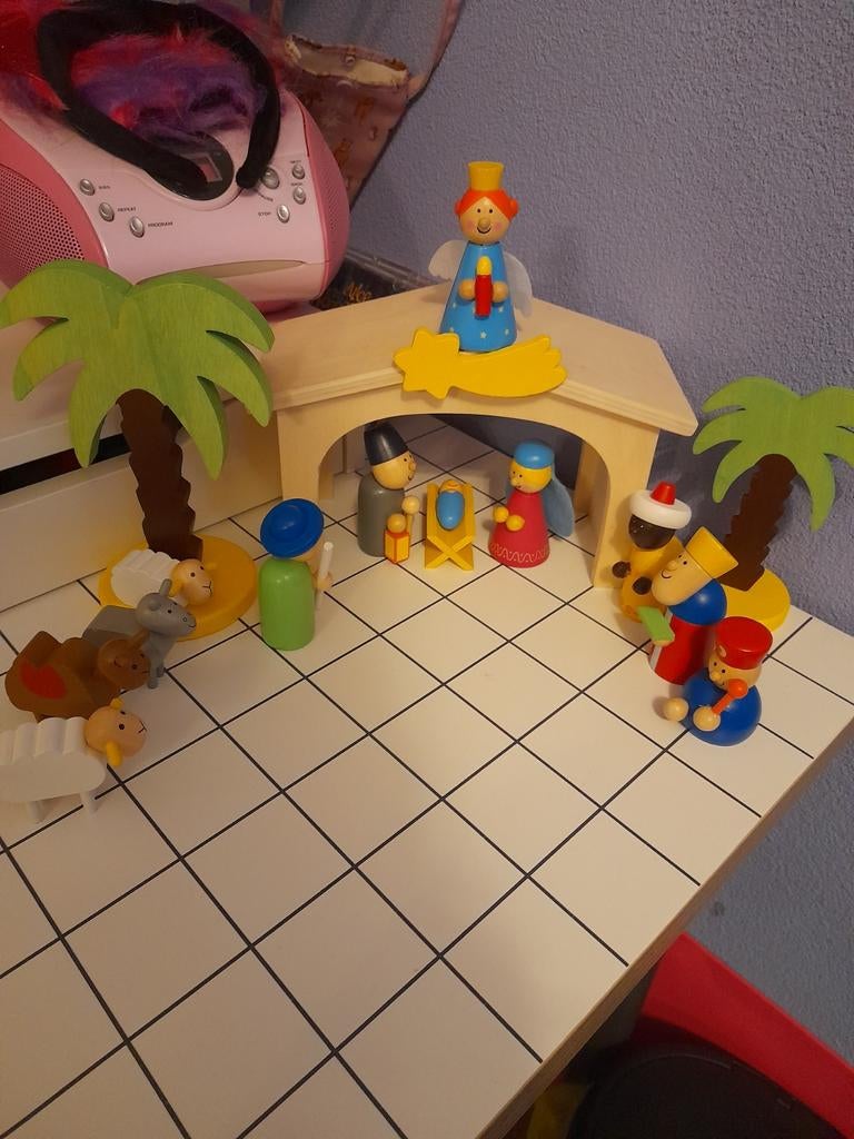 Houten kerststal, Ophalen of Verzenden, Overige typen