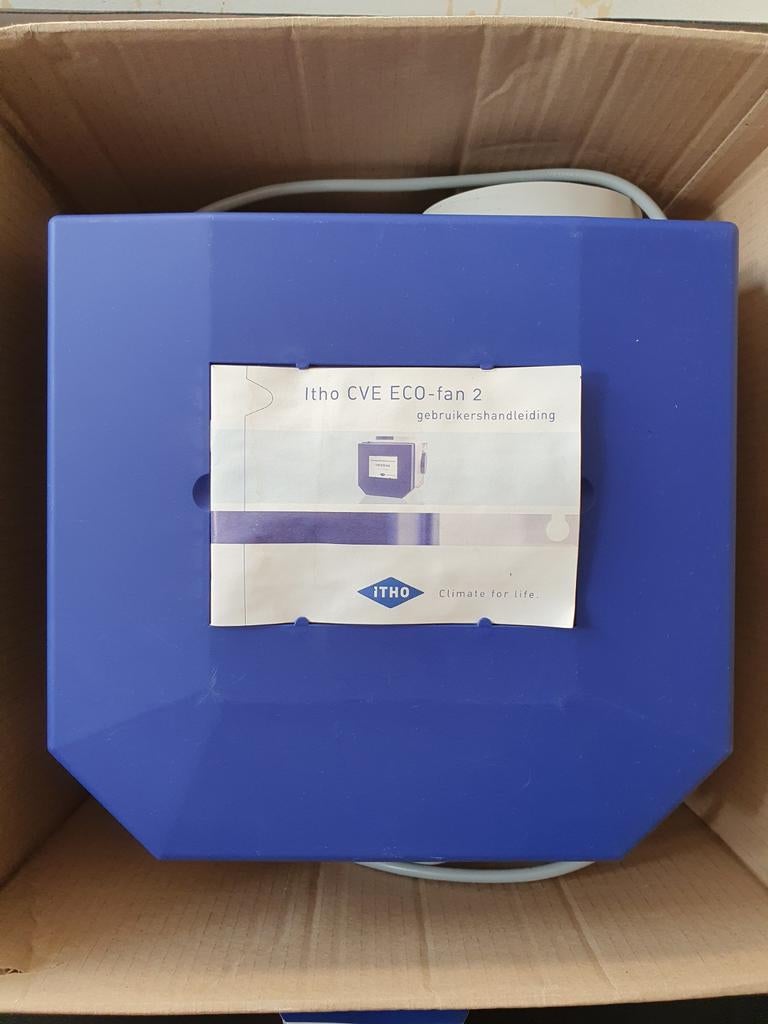 Gereviseerde Itho CVE ecofan 2E incl afstandsbediening, Ophalen of Verzenden, Zo goed als nieuw, Ventilator en Afzuiger