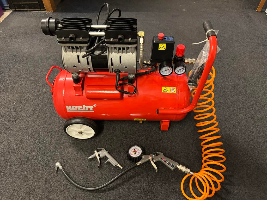 Hecht silent Compressor, Ophalen, 6 tot 10 bar, Nieuw, Minder dan 200 liter/min