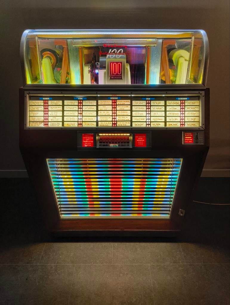 Seeburg M100A Jukebox Klassiek, Ophalen of Verzenden, Gebruikt, 1960 tot 1970, Overige merken