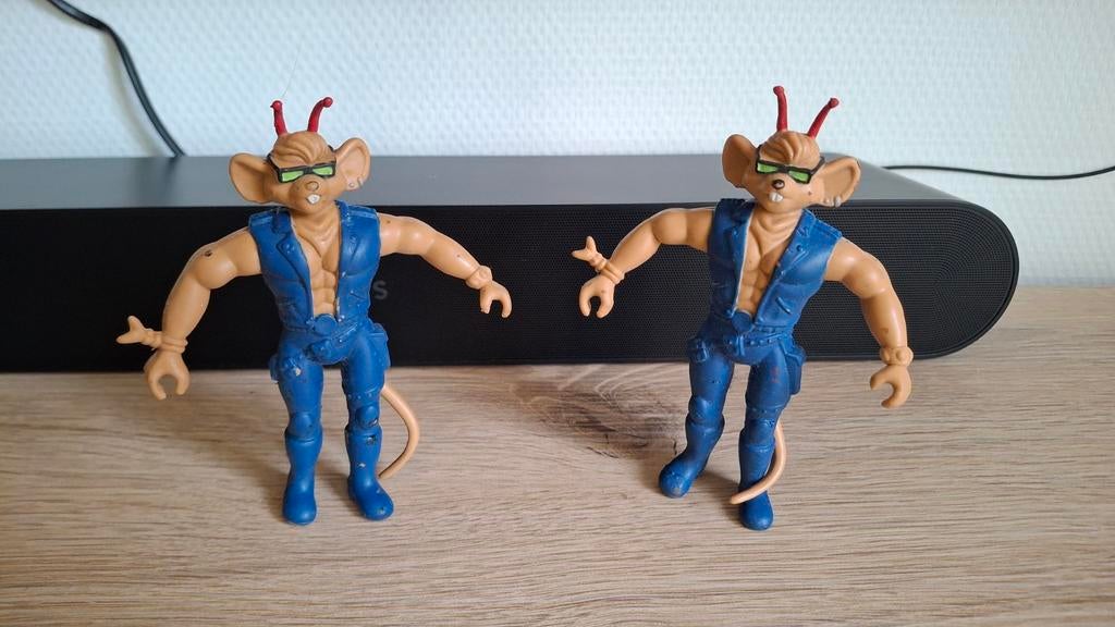 Throttle Biker Mice from Mars Actiefiguur 1993, Verzamelen, Poppetjes en Figuurtjes, Ophalen of Verzenden, Gebruikt
