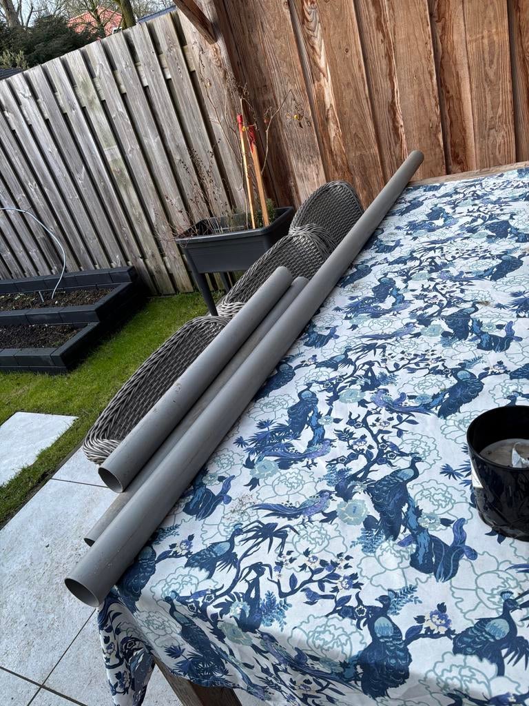 PVC Regenpijp, Doe-het-zelf en Verbouw, Buizen en Afvoer, Ophalen, Afvoer, Gebruikt, Pvc