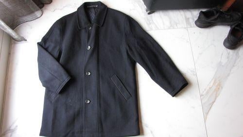 48 MEDDENS wollen blauwe jas, Ophalen of Verzenden, Zo goed als nieuw, Maat 48/50 (M), Blauw
