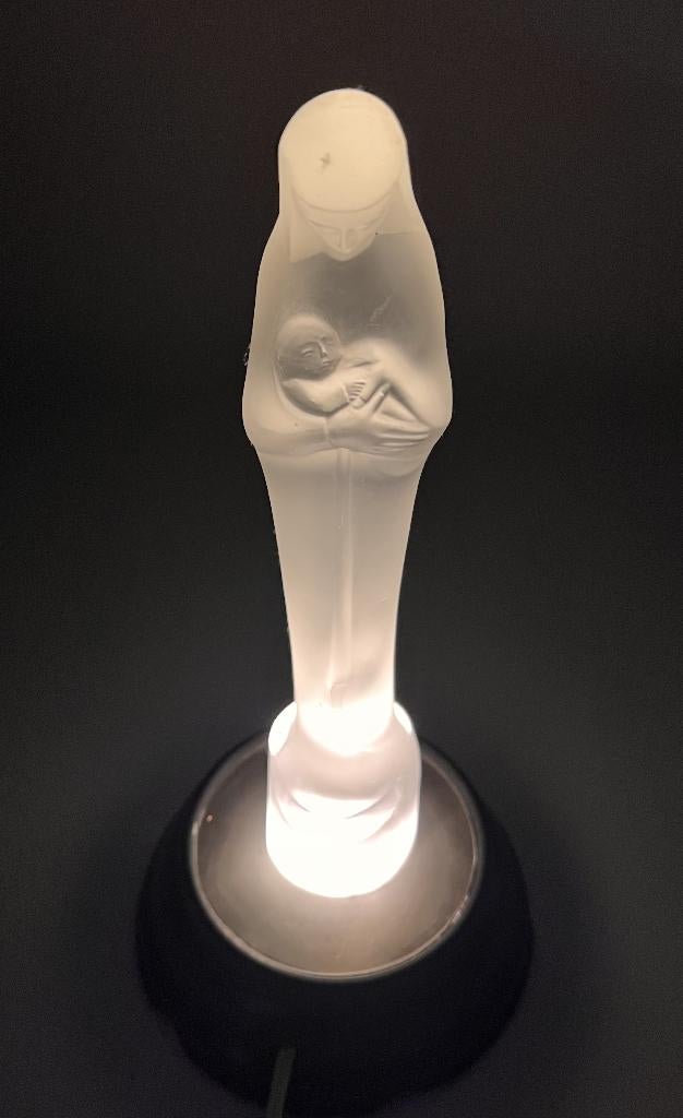 31. Art Deco beeld, S. Uiterwaal - Madonna met kind, 1929, Antiek en Kunst, Ophalen of Verzenden