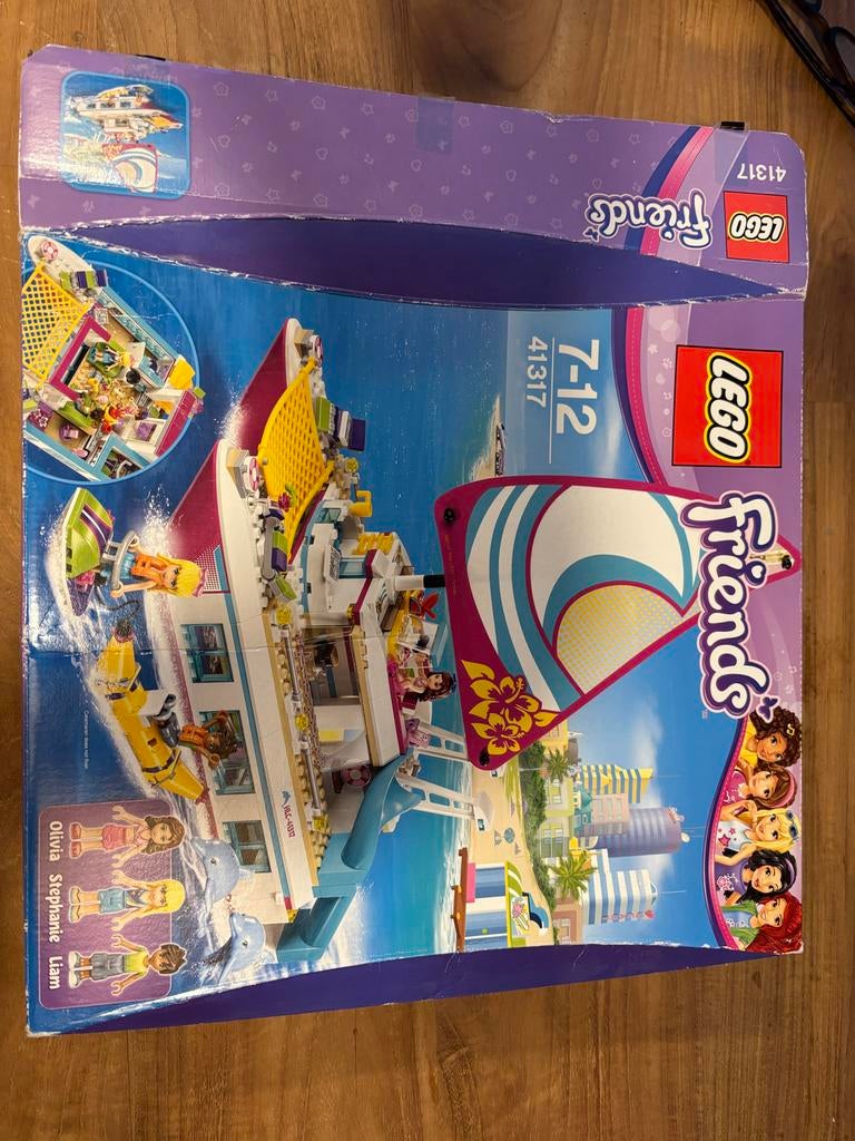 Lego Friends Katamaran 41317 - 2 zakken ongeopend, Ophalen, Zo goed als nieuw, Complete set, Lego