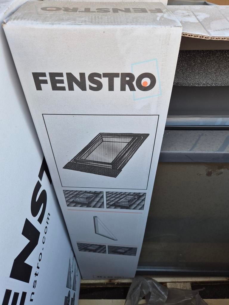 FENSTRO dakramen 45x55cm Incl.gootstukken, Ophalen of Verzenden, Nieuw, Dakraam