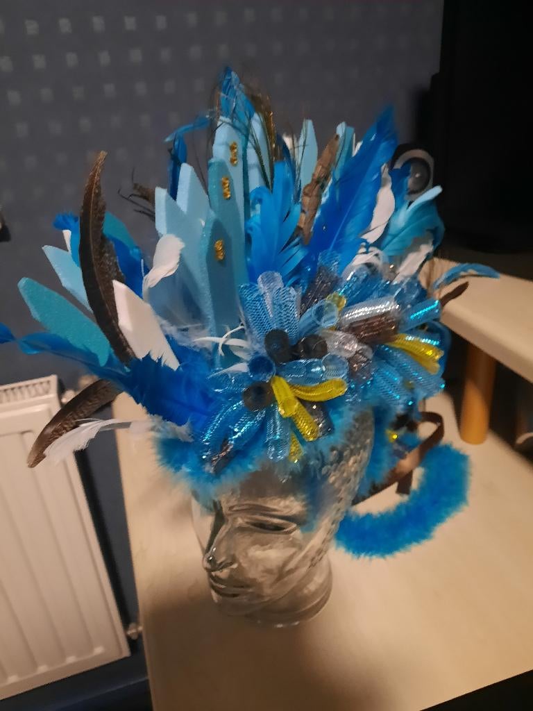 Hanekam carnaval, Carnaval, Accessoires, Handgemaakt, Gedragen
