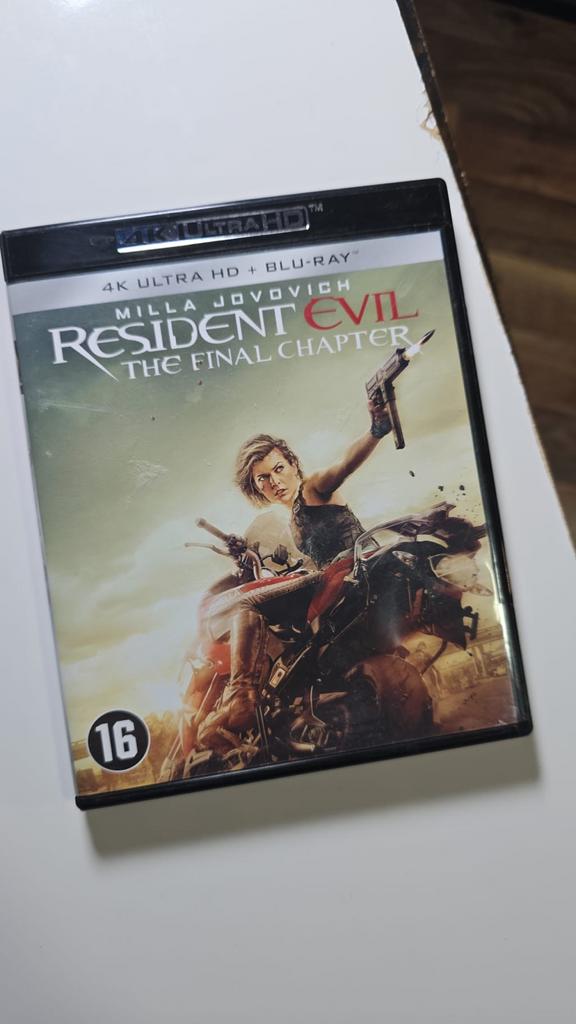 Resident Evil: The Final Chapter - 4K Ultra HD + Blu-ray, Cd's en Dvd's, Ophalen of Verzenden, Zo goed als nieuw, Actie