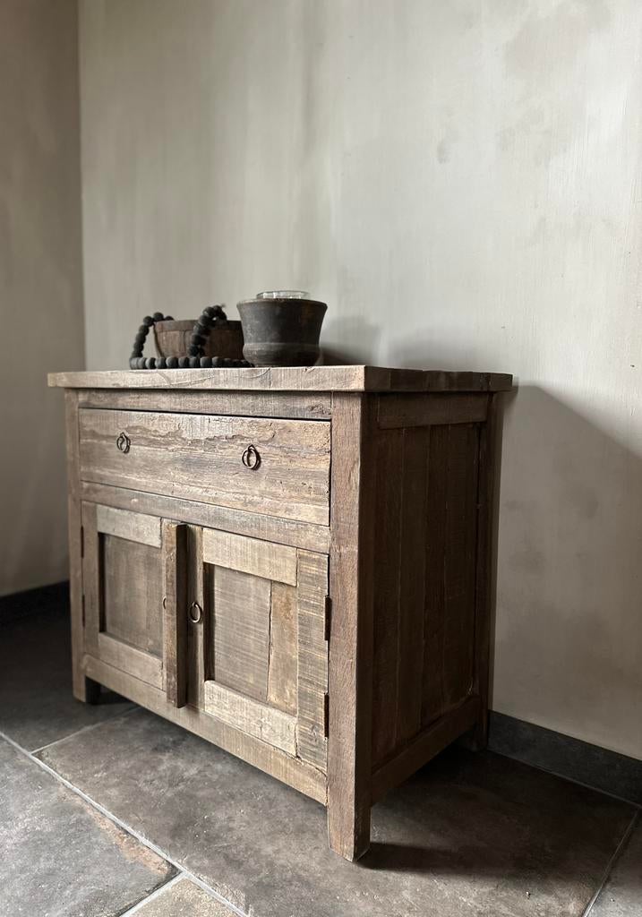 Wandkastje / Commode Driftwood, Huis en Inrichting, Kasten | Dressoirs, Ophalen of Verzenden, Zo goed als nieuw, 25 tot 50 cm