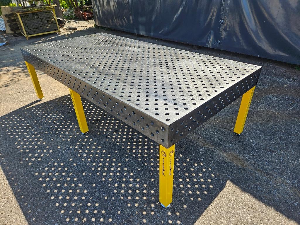 Lastafel 3000x1500x200mm, plaat 12,0, D28 gefreesde gaten., Doe-het-zelf en Verbouw, Ophalen of Verzenden, Nieuw
