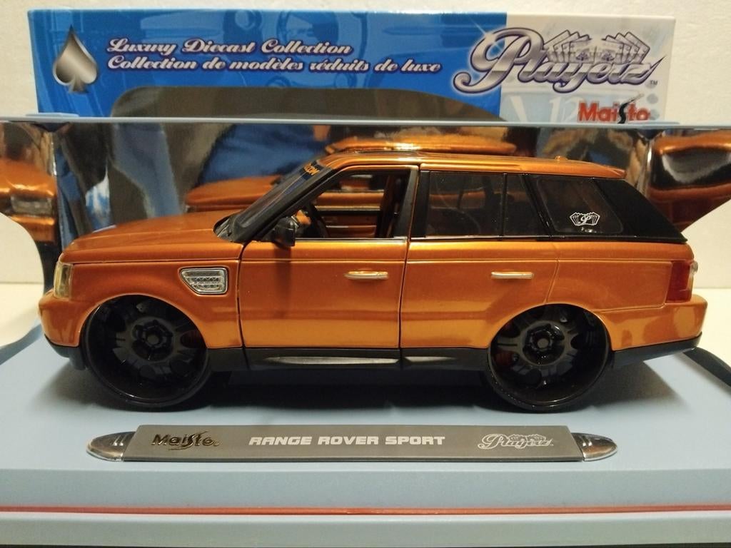 Range Rover Sport metallic oranje Playerz metal  1:18 KRD, Hobby en Vrije tijd, Modelauto's | 1:18, Ophalen of Verzenden, Zo goed als nieuw