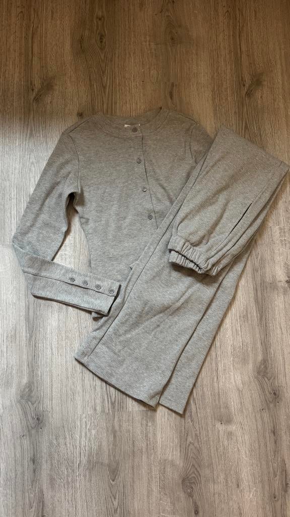 Olivia & Kate set | the lounge edit | Grey | co-ord, Verzenden, Nieuw, Maat 34 (XS) of kleiner, Grijs