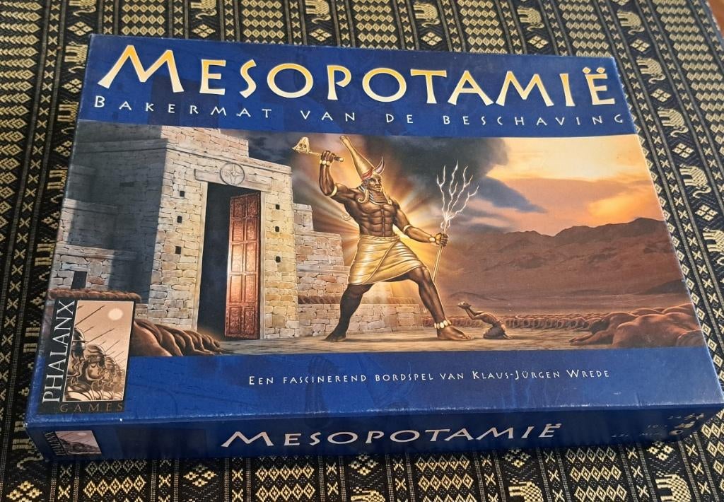 Mesopotamie spel Phalanx 999 games, Hobby en Vrije tijd, Gezelschapsspellen | Bordspellen, Een of twee spelers, Ophalen of Verzenden