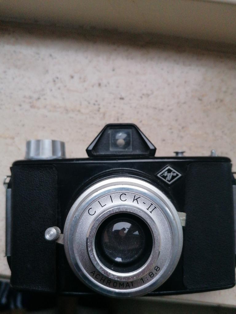 Agfa Click-II Achromat 1:8.8 Vintage Camera, Ophalen of Verzenden, Gebruikt, Compact, Overige Merken