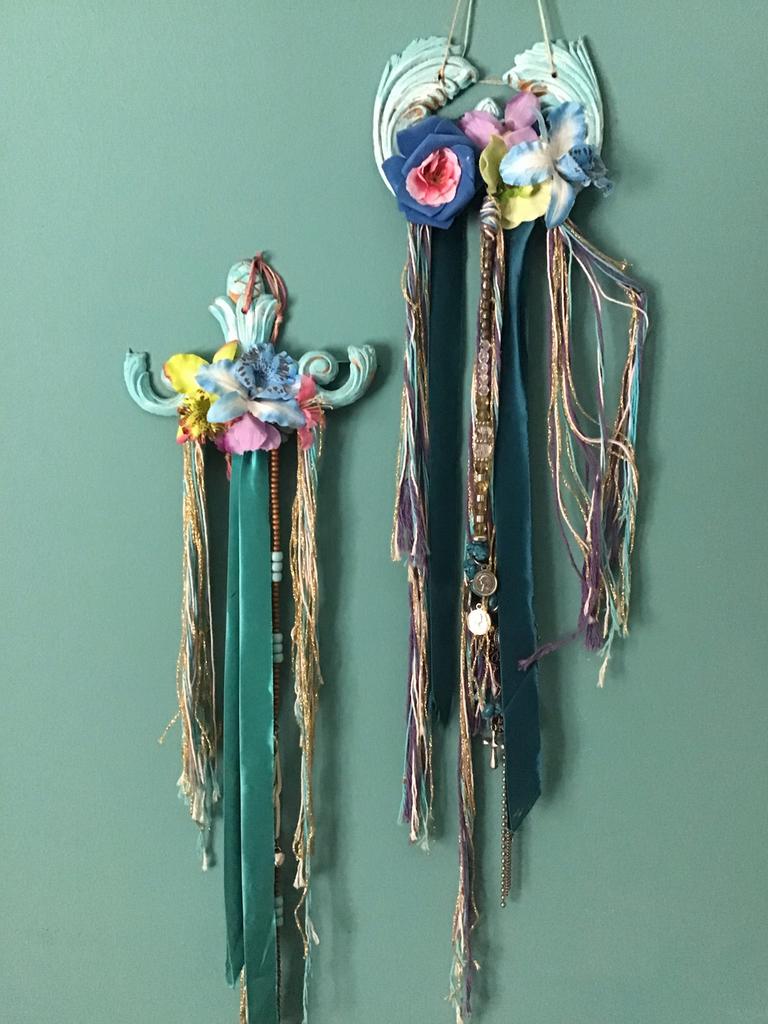 Boho Ibiza Wandhanger - Set van 2, Huis en Inrichting, Woonaccessoires | Wanddecoraties, Ophalen of Verzenden, Zo goed als nieuw