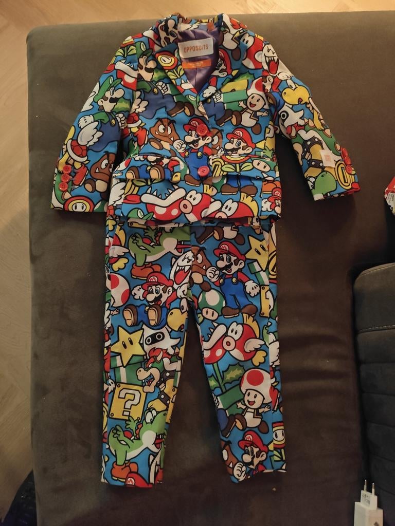Carnaval maat 92-98 opposuit, Ophalen, Zo goed als nieuw