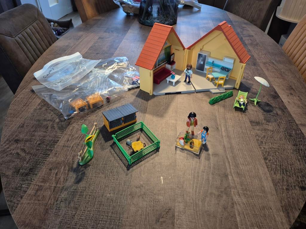 Playmobil Huis met Cavia & Konijnen Set, Kinderen en Baby's, Speelgoed | Playmobil, Ophalen of Verzenden, Gebruikt, Complete set